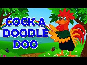 Cock A Doodle Doo | 3D Animation English Nursery Rhyme For Children With Lyrics