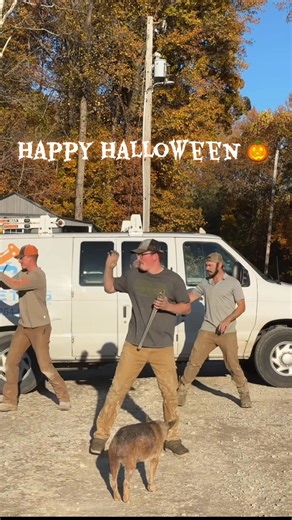 2.3K views · 52 reactions | When the Kinetics crew trades shovels for pumpkins… you know it’s Halloween!  Happy Halloween from some of our hardworking (and spooky) crew! 李 | Kinetics Xcavating and Plumbing Services | Facebook