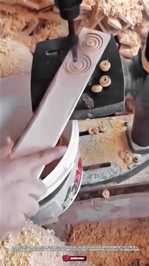 Precision drill tool for wooden bracelet crafting #shorts #woodworking #tools