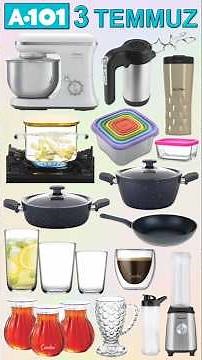 🔥 A101 JULY 3, 2025 CATALOGUE 🔥 Granite Pot, Pan, Glass, Blender, Mixer, Cake Mold, Water Bottle