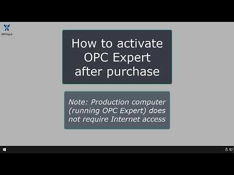How to activate OPC Expert Pro