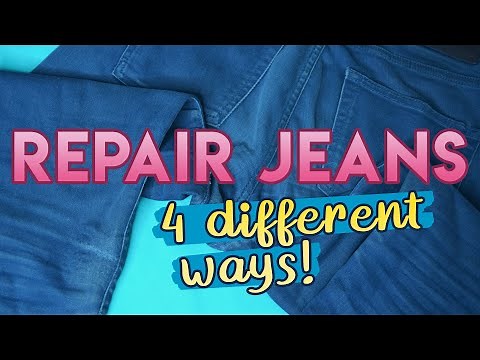 How to Repair Holes & Worn-out Areas in Jeans