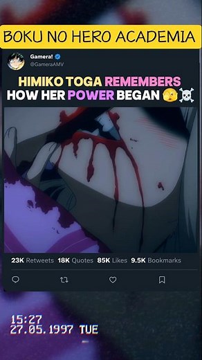 HIMIKO TOGA REMEMBERS how her POWER becan 🫣☠️ | #myheroacademia #edit #mha #amv #anime