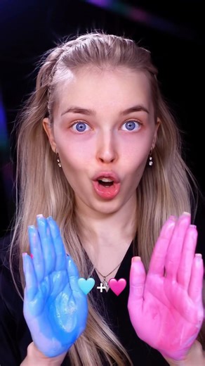 🩵+🩷=?🤔#makeup #макияж #бьюти #тренды #makeupshorts #colourmixing #топ #бьютиблогер #makeuphacks