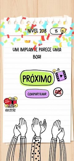 BRAIN TEST NÍVEL 208 EM PORTUGUÊS | ABC GAMES