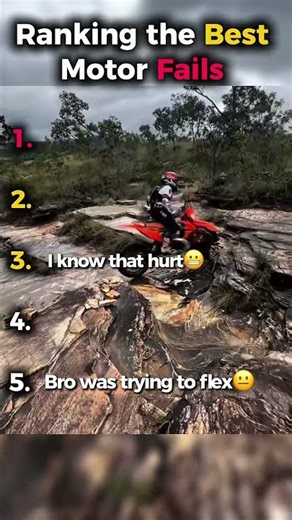 Ranking the Most Painful Motorcycle Fails 🏍️💥
