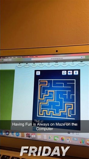 Having Fun is Always Maze on the Computer