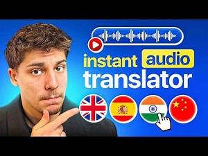 How to Translate Audio into ANY Language for Free