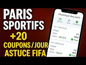 Paris Sportifs FIFA : l’astuce qui me fait valider +20 coupons par jour