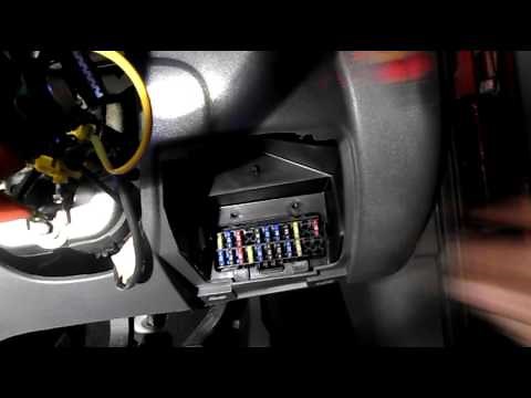 Where are the fuses located on a Ford Fiesta