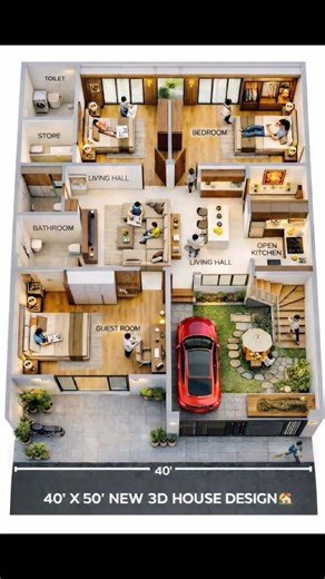 बिना बोले वायरल 🤗😍.. #autocaddesign #2bhkhousedesign #home #housedesign #homedesign