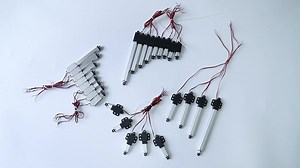 Mini Linear Actuator 150mm Stroke 6V/12V/24VDC Motor Micro Linear Tubular Electric Actuator with Permanent Magnet Wings