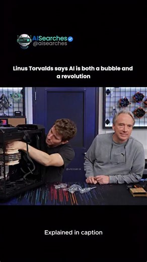 Artificial Intelligence & AI Technology on Instagram: "Linus Torvalds sees the AI boom as both overhyped and inevitable. On the surface, he believes the marketing frenzy around AI can’t last forever and is headed for a correction. But beneath the hype, he sees a genuine shift in how skilled work gets done, especially in software development. AI can help beginners move faster, but it often produces code that’s difficult to maintain, version, and debug at scale. For Torvalds, long-term engineering
