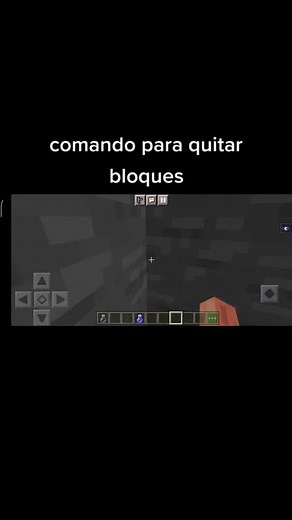 Comando de Tirar Bloques en Minecraft
