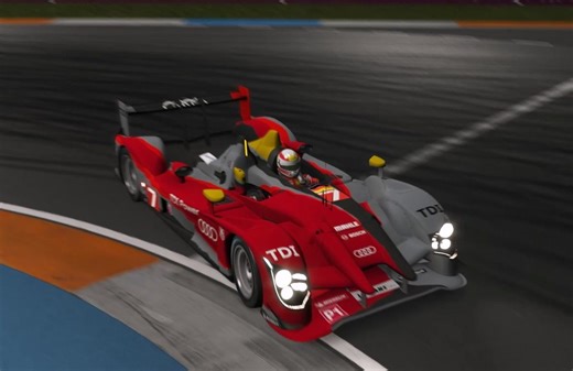 这audi r15真不错！夜跑顶级赛道kalinago