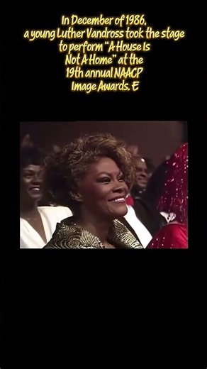 Part 1 Luther Vandross took performed ‘A House Is Not A Home” at the 19th annual NAACP Awards 1986