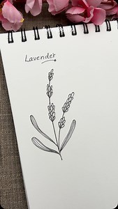 58K views · 606 reactions | Easy doodle ✍️ Lavender flower  . ....