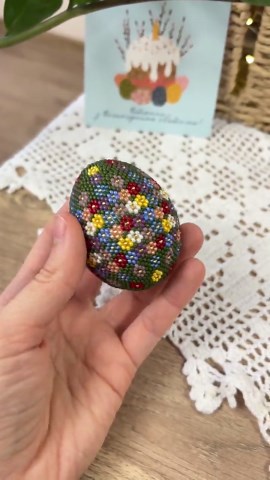 Beaded Easter Egg Pattern, Peyote Stitch Egg Cover Tutorial, Tubular Peyote Seed Bead Ornament, DIY Easter Craft, Instant PDF Download - Etsy Canada