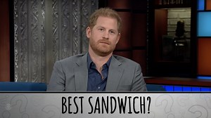 Prince Harry takes Stephen Colbert's Questionert