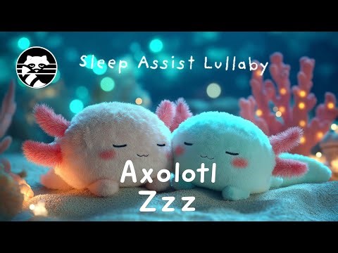 Rockabye Axolotl 3 Hours Nap Time Lullaby + Pink Noise for Infants, Toddlers & Kids