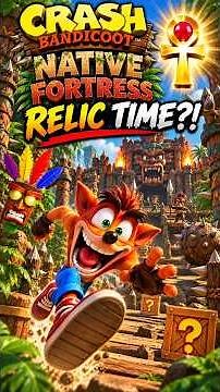 🏆 I BEAT THE NATIVE FORTRESS RELIC TIME?! 😱🔥 | Crash Bandicoot