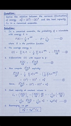 The Cleanest Physics Derivation You’ll See Today 📐✨
