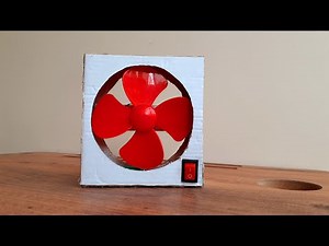 How to make an Amazing portable Mini Fan at home | DIY Electric Fan