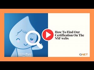 Tutorial: How To Find Our Certification On The NSF website!