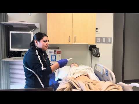 Simple wound dressing change video check off