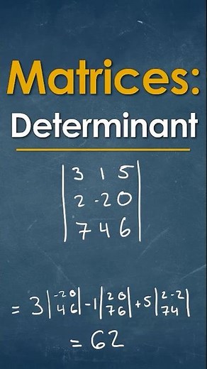 How to Find the Determinant of a 3x3 Matrix