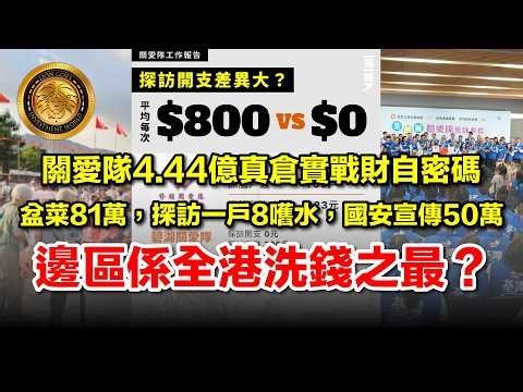 3.24 (中文字幕）關愛隊4.44億真倉實戰財自密碼｜盆菜81萬，探訪一戶8嚿水，國安宣傳50萬｜邊區係全港洗錢之最？ #民政事務總署 #關愛隊報告 #監管缺位 #透明度 #公帑運用 #社會服務