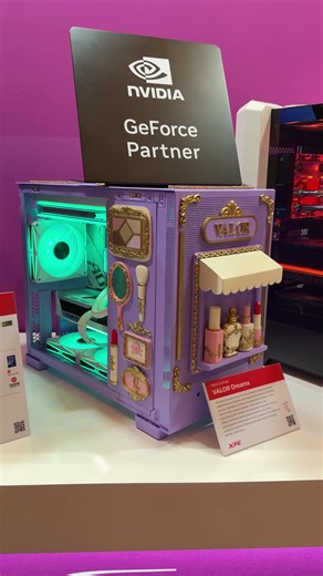 @xpg_global had some real cool builds displayed at @ces The Valor Dreams mod by @techlinmod The Entropy Circuit mod by @akmodtw And their new Invader X Elite case! They also have a new cooler which is the Levante View Pro 360 AIO and their Maestro View air cooler! #ces #ces2026