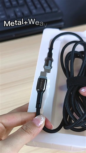 Earldom new PD Cable Model: EC-118 Type-C to Type-C, Support PD65W Length: 1.2M or 2M for choose #earldom #earldomofficial