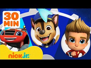 Spin the Star Trek Scouts Wheel: Outer Space Missions! 🖖🚀 w/ PAW Patrol, Blaze & More | Nick Jr. - Videos For Kids