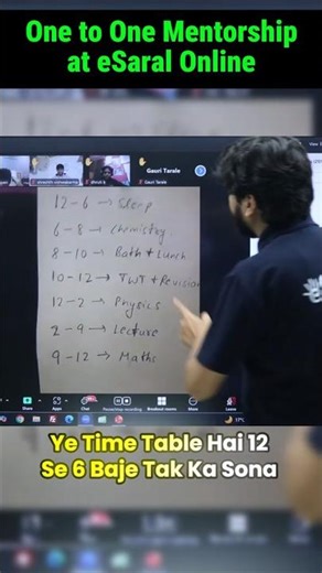 How to Study 16 Hours a Day 🔥 Perfect Timetable 💯| IIT Motivation #shorts #esaral #iit #jee