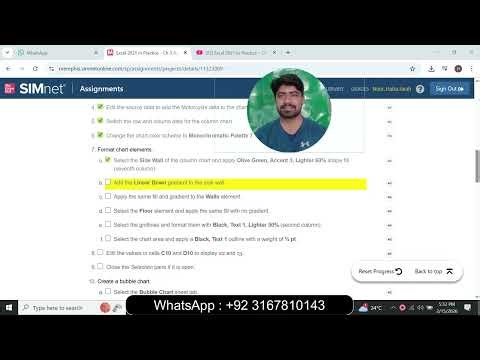Excel 2021 In Practice - Ch 3 Advanced Project 3-7 | excel 2021 In Practice - Ch 3 Advanced Project