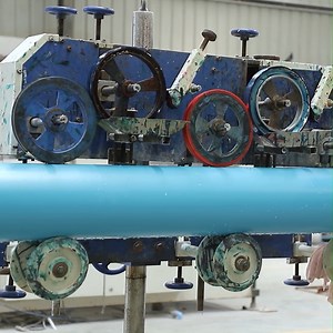 The PVC Pipe Manufacturing Process is Done Inside The Factory