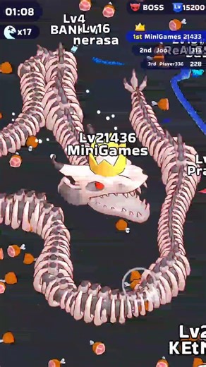 Snake Clash Vip Best Gameplay 190 #games #viralshorts #viralgaming