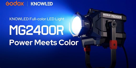 The Godox KNOWLED MG2400R to Offer Full Color-Spectrum Lighting for Pro Productions