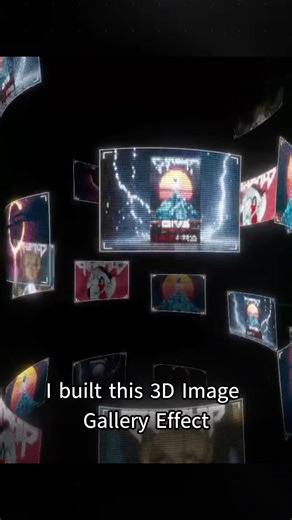 Image 3D Gallery (+ Full Source Code) #threejs #webdev #creativecoding