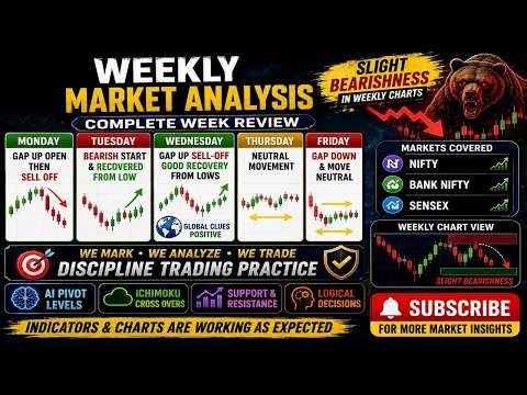 Weekly Market Analysis | Nifty Outlook | AI Pivot + Ichimoku | Discipline Trading