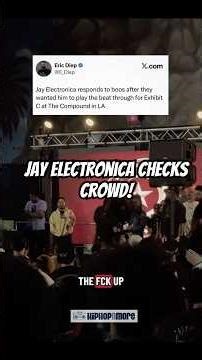 “Shut the fck up and listen to the bars!”-Jay Electronica…. #HoldUp #jayelectronica #crashout #fyp
