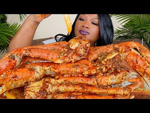 WORST MUKBANG EVER !! SEAFOOD BOIL MUKBANG , GARLIC CRAB LEGS