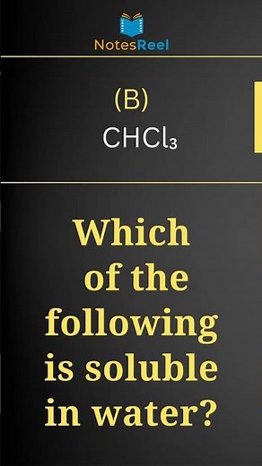 Which of the following is soluble in water?