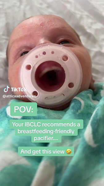 Funny Baby Pacifier Staring | LactationHub Review!