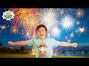 Ryan's EPIC July 4th Fireworks Celebration Party! - Videos For Kids
