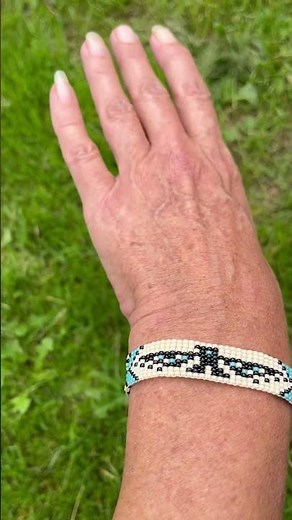 Native American loom bracelet . Tutorial up on my channel