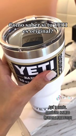 ¿Cómo identificar un vaso Yeti original?
