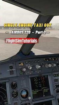 Single engine taxi out #airbus320. Second engine start. (part 2) #flightsimulator #realpilot