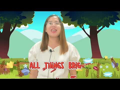 Kinder-2 Poem | All Things Bright and Beautiful